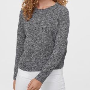 H&M Divided Basic Sweater in Black Melange